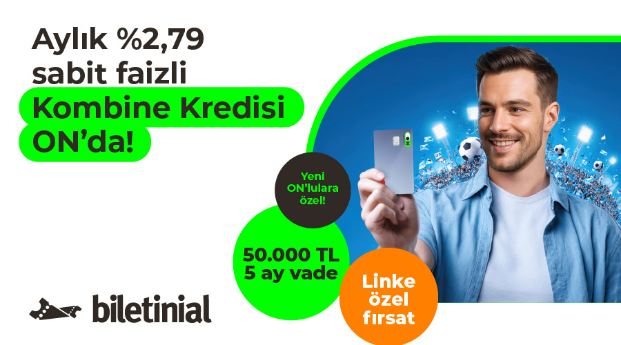 Biletinial Kombine Kredisi Kampanyası Biletinial Kombine Kredisi Kampanyası