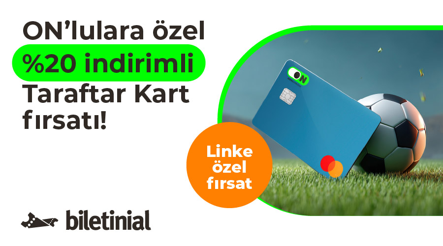 Biletinial Taraftar Kart %20 İndirim Kampanyası Biletinial Taraftar Kart %20 İndirim Kampanyası
