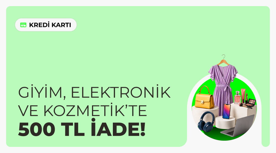 ON Kredi Kartı Giyim, Elektronik, Kozmetik Kampanyası ON Kredi Kartı Giyim, Elektronik, Kozmetik Kampanyası
