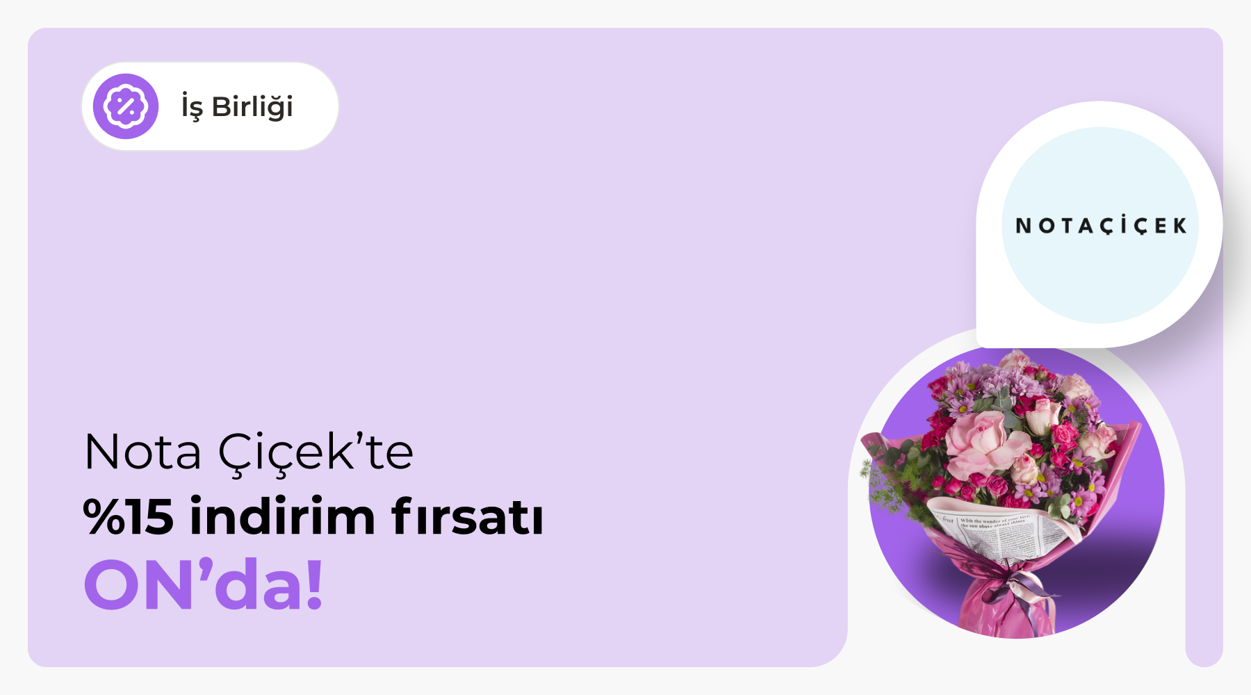 Nota Çiçek Kampanyası Nota Çiçek Kampanyası